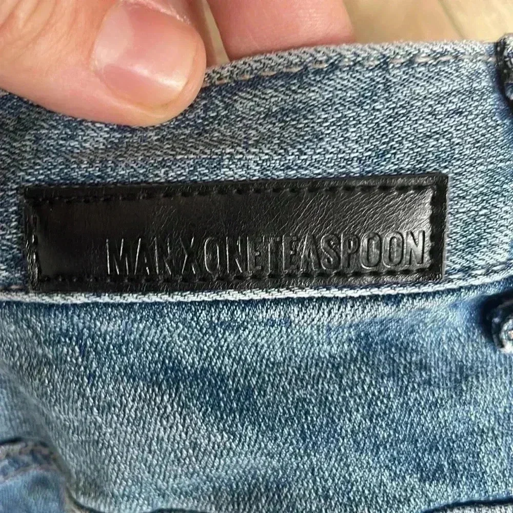 One Teaspoon Mr. Bones Super Skinny Jeans Men’s Sz 34 Fly Button